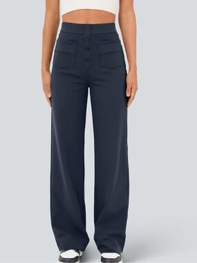 NWOT Halara DayStretch High Waisted Casual Work Pants Size XS Tall